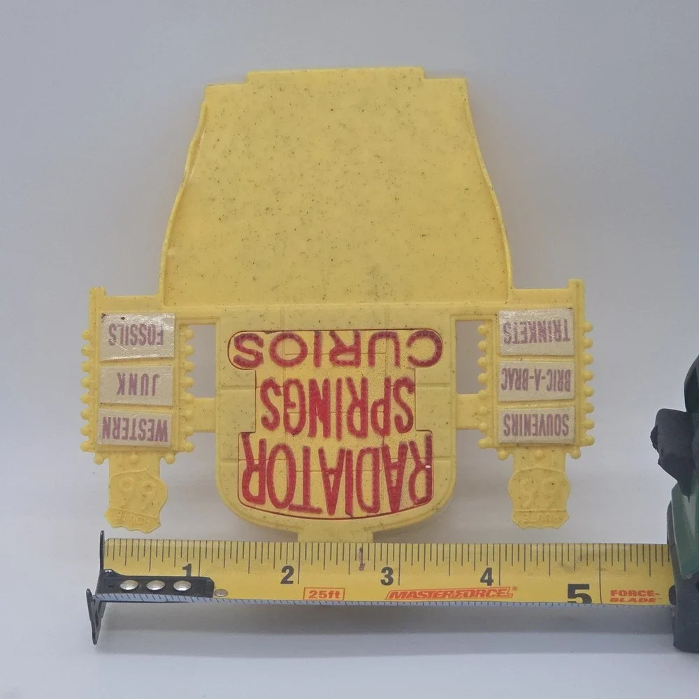 2005 Disney Pixar Cars Radiator Springs Lizzie's Curio Shop - Light Up Sign ONLY
